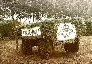 De versierde wagen